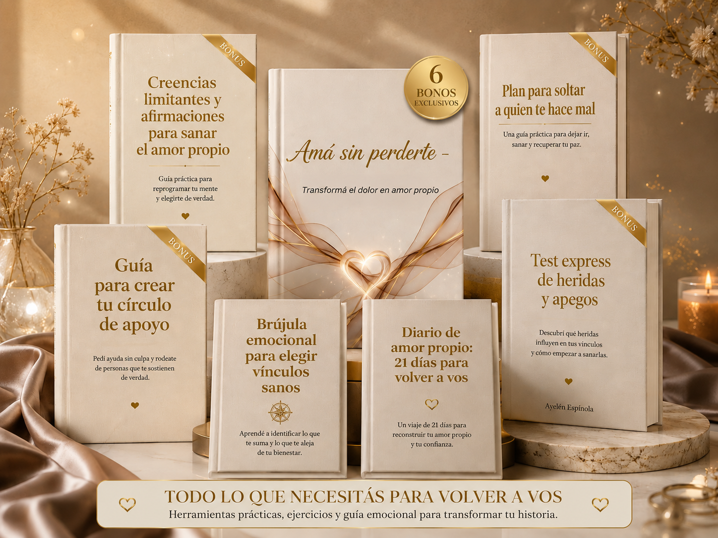 Amá sin perderte - Una guía para sanar la dependencia emocional, elegirte en primer lugar y construir vínculos sanos, transformando el dolor en amor propio.